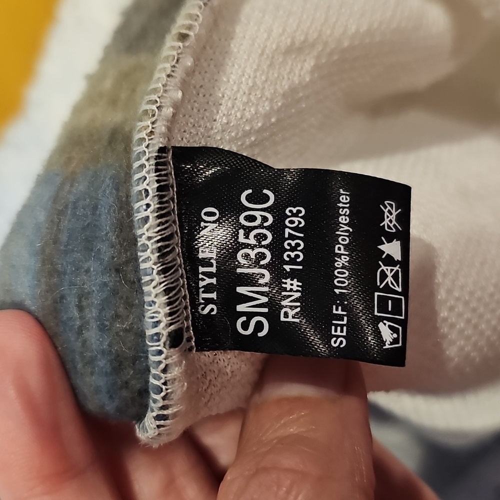 POL Patchwork Sherpa Hooded Shacket Sz L NWOT - Picture 7 of 8